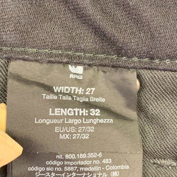 G Star Raw Women's Mid Skinny Cotton Stretch‎ Skinny Jeans Size 27 - Picture 7 of 14